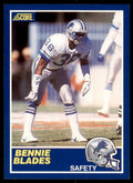 1989 Score Bennie Blades Football Cards #57