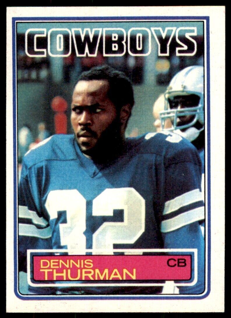 1983 TOPPS+ DENNIS THURMAN DALLAS COWBOYS #54