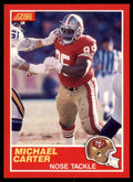1989 Score Michael Carter Football Cards #123