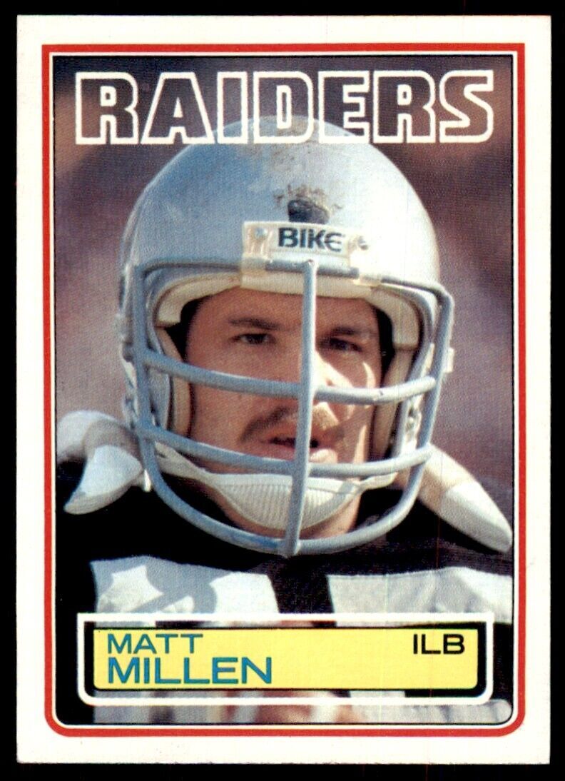 1983 TOPPS/ MATT MILLEN* LOS ANGELES RAIDERS #305