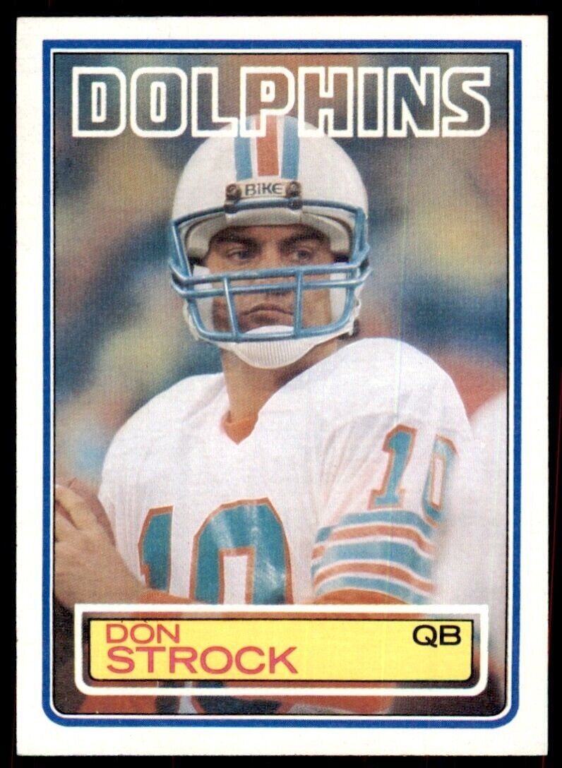 1983 TOPPS/ DON STROCK. MIAMI DOLPHINS #321