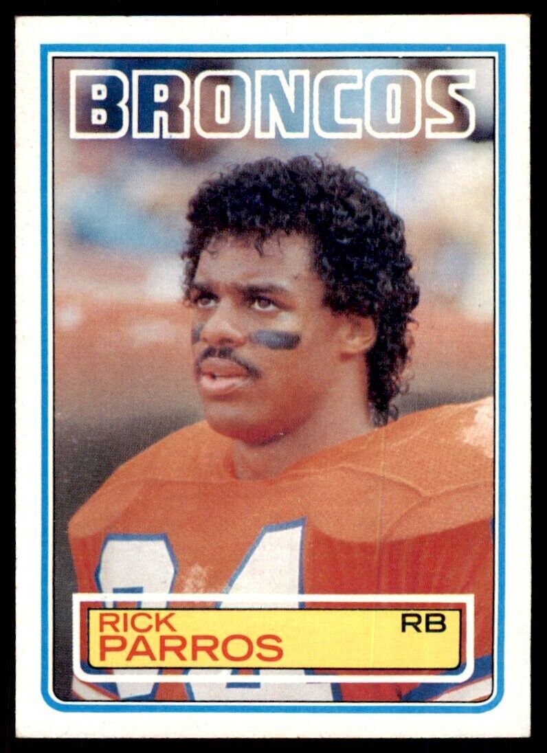 1983 TOPPS/ RICK PARROS. DENVER BRONCOS #266