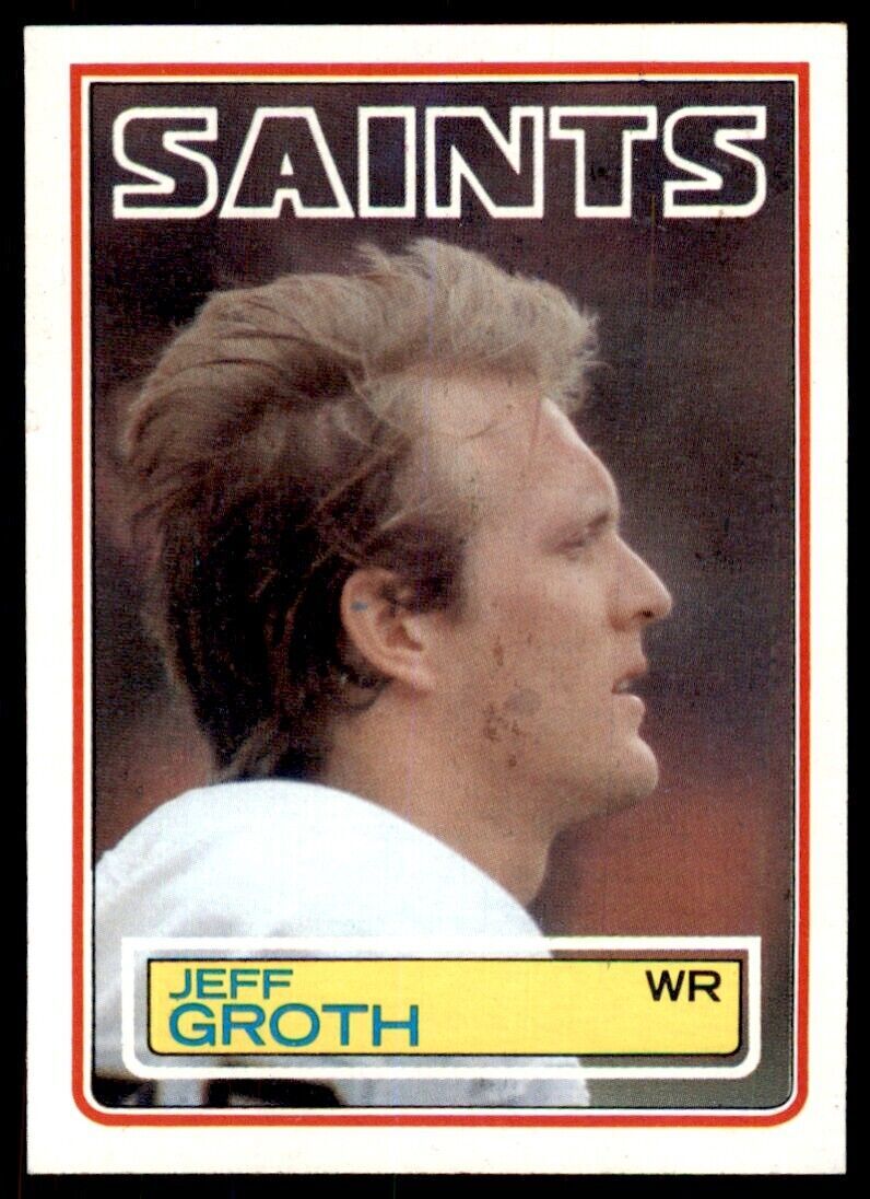 1983 TOPPS~ JEFF GROTH NEW ORLEANS SAINTS #114