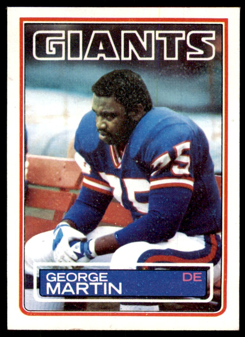 1983 Topps` George Martin New York Giants #130