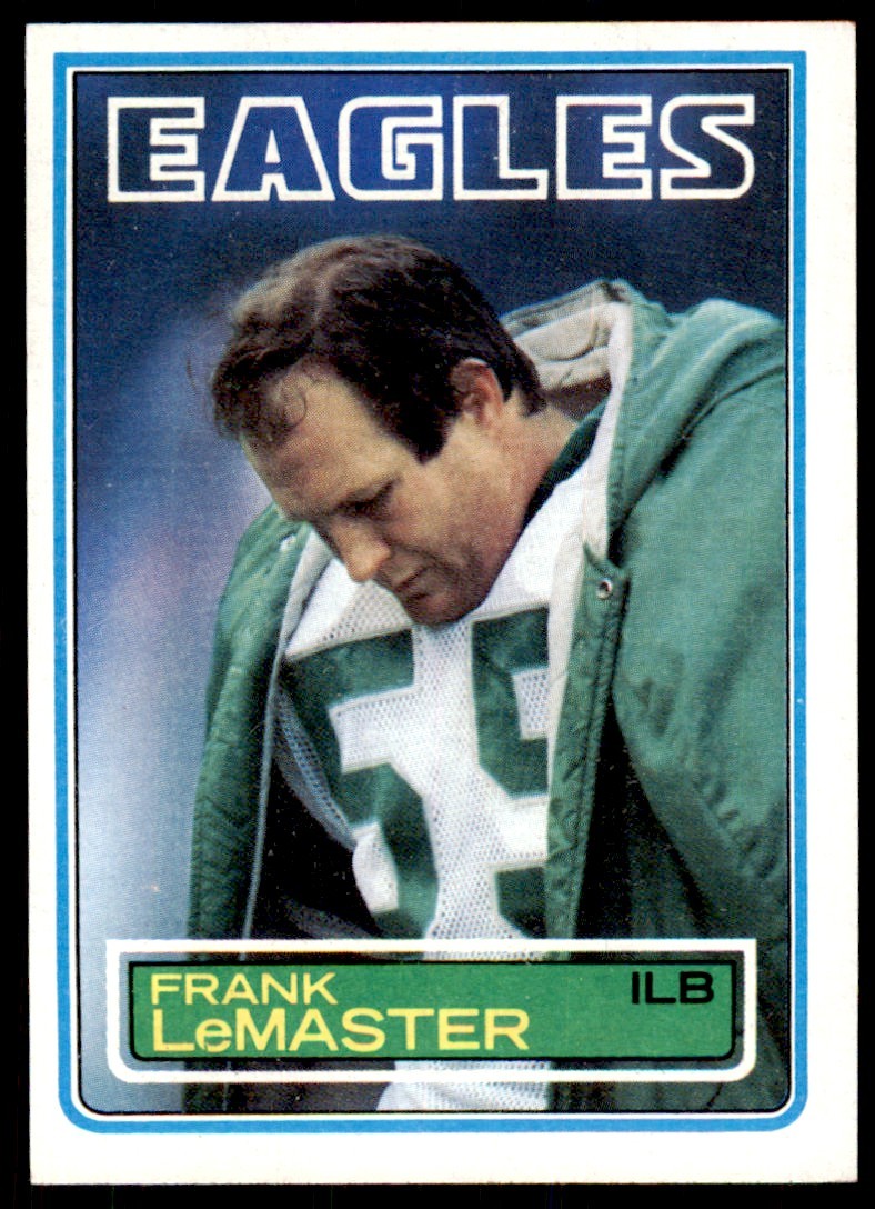 1983 TOPPS` FRANK LEMASTER PHILADELPHIA EAGLES #143