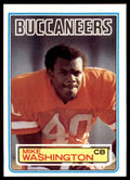 1983 TOPPS` MIKE WASHINGTON TAMPA BAY BUCCANEERS #183