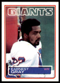 1983 Topps` Earnest Gray* New York Giants #125
