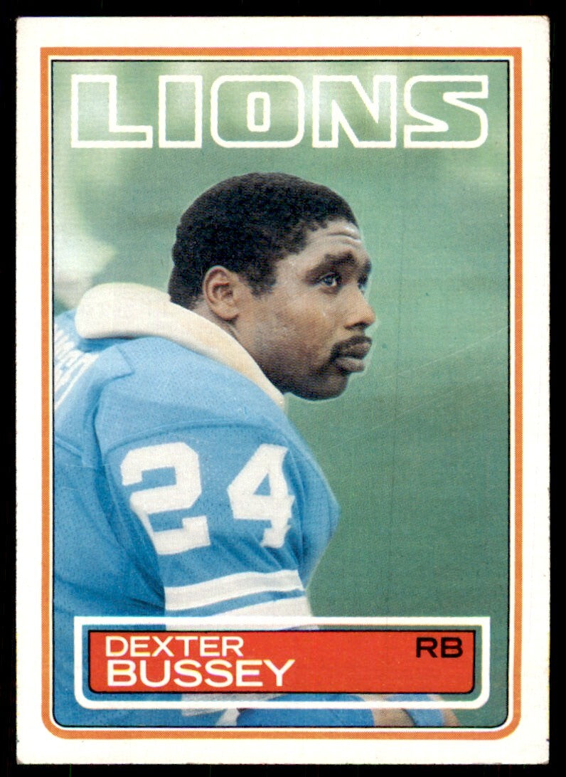 1983 TOPPS/ DEXTER BUSSEY DETROIT LIONS #60