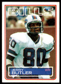 1983 TOPPS/ JERRY BUTLER BUFFALO BILLS #221