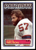 1983 TOPPS/ STEVE NELSON. NEW ENGLAND PATRIOTS #335