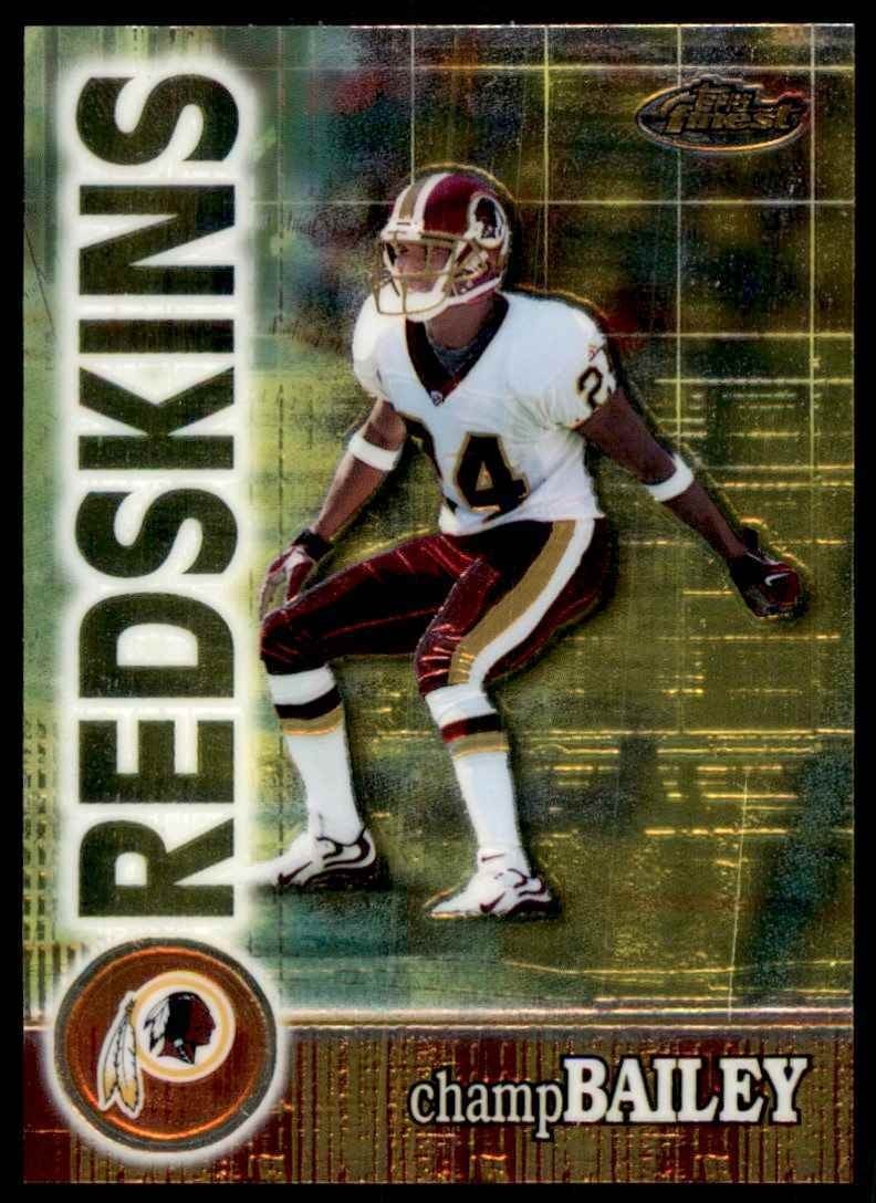 2000 Topps Finest Champ Bailey Football Cards #10