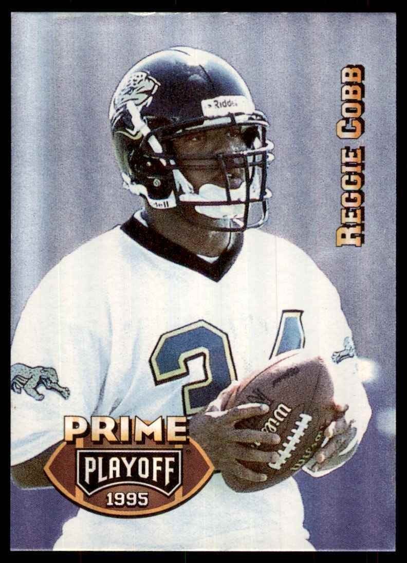 1995 Playoff Reggie Cobb Football Cards #149