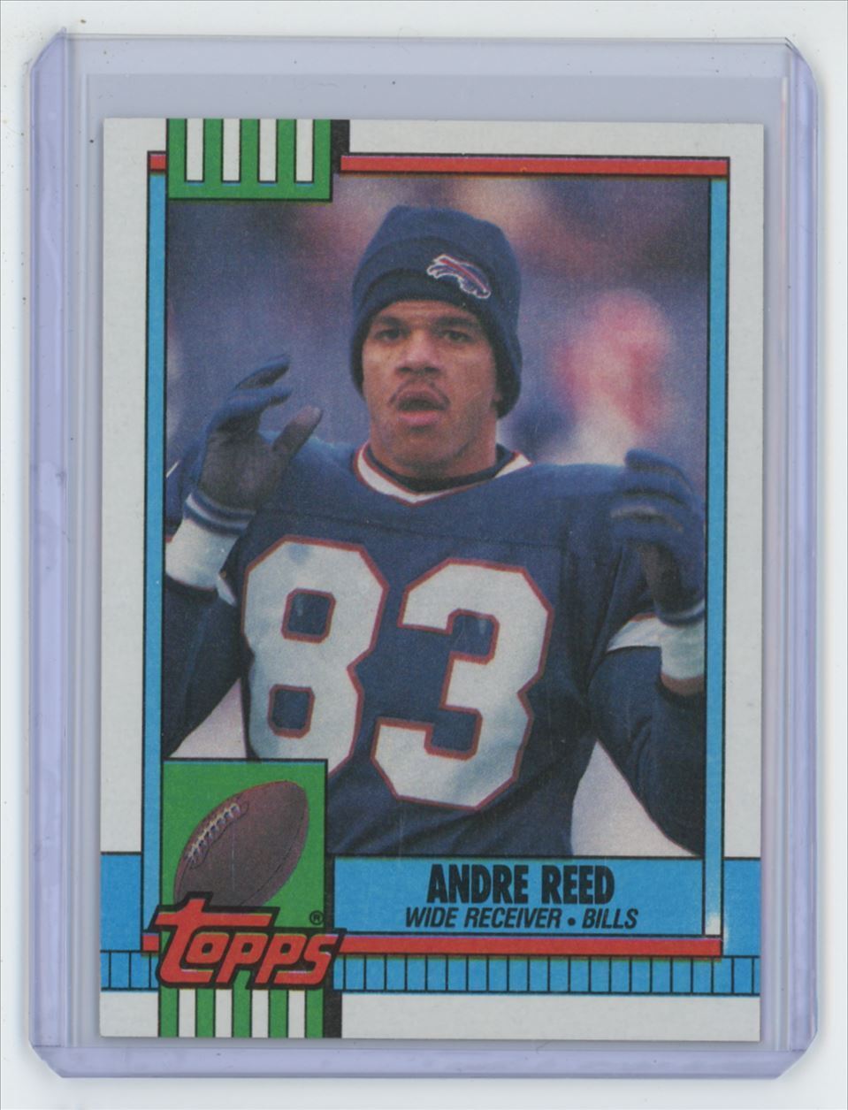1990 Topps Football Card Andre Reed Buffalo Bills #204