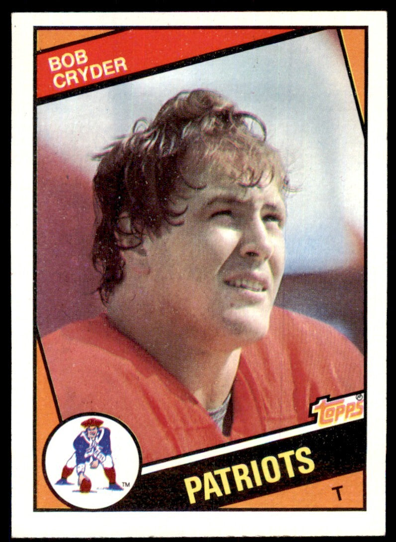 1984 TOPPS: BOB CRYDER. NEW ENGLAND PATRIOTS #135