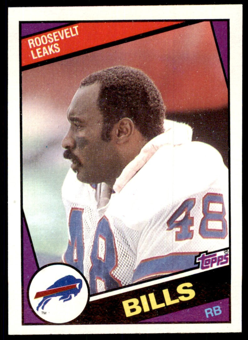 1984 TOPPS: ROOSEVELT LEAKS BUFFALO BILLS #26