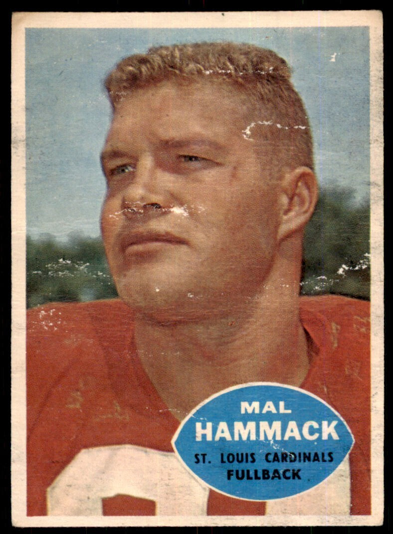 1960 Topps Mal Hammack Rookie St. Louis Cardinals #104