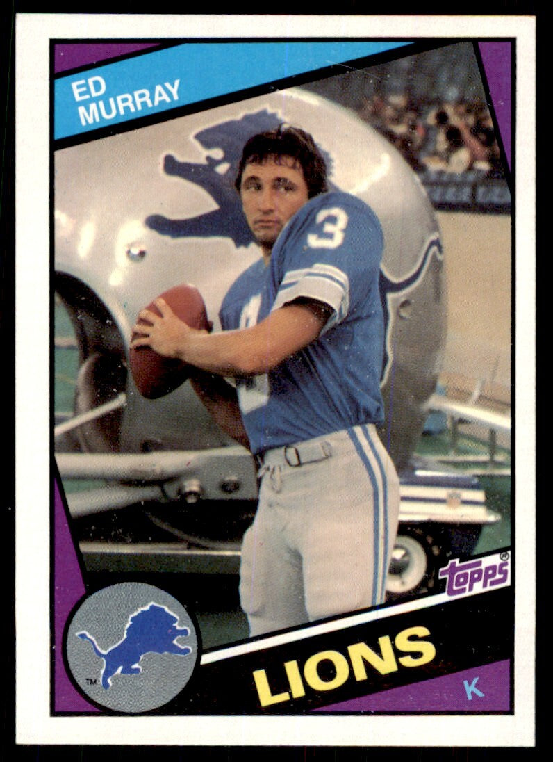 1984 TOPPS\ ED MURRAY* DETROIT LIONS #258