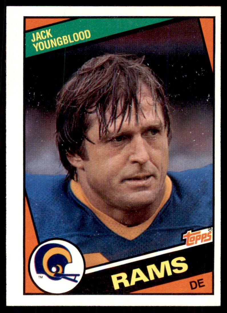 1984 Topps\ Jack Youngblood Los Angeles Rams #287