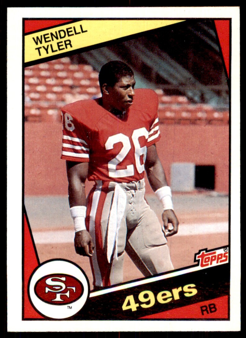 1984 TOPPS\ WENDELL TYLER* SAN FRANCISCO 49ERS #361