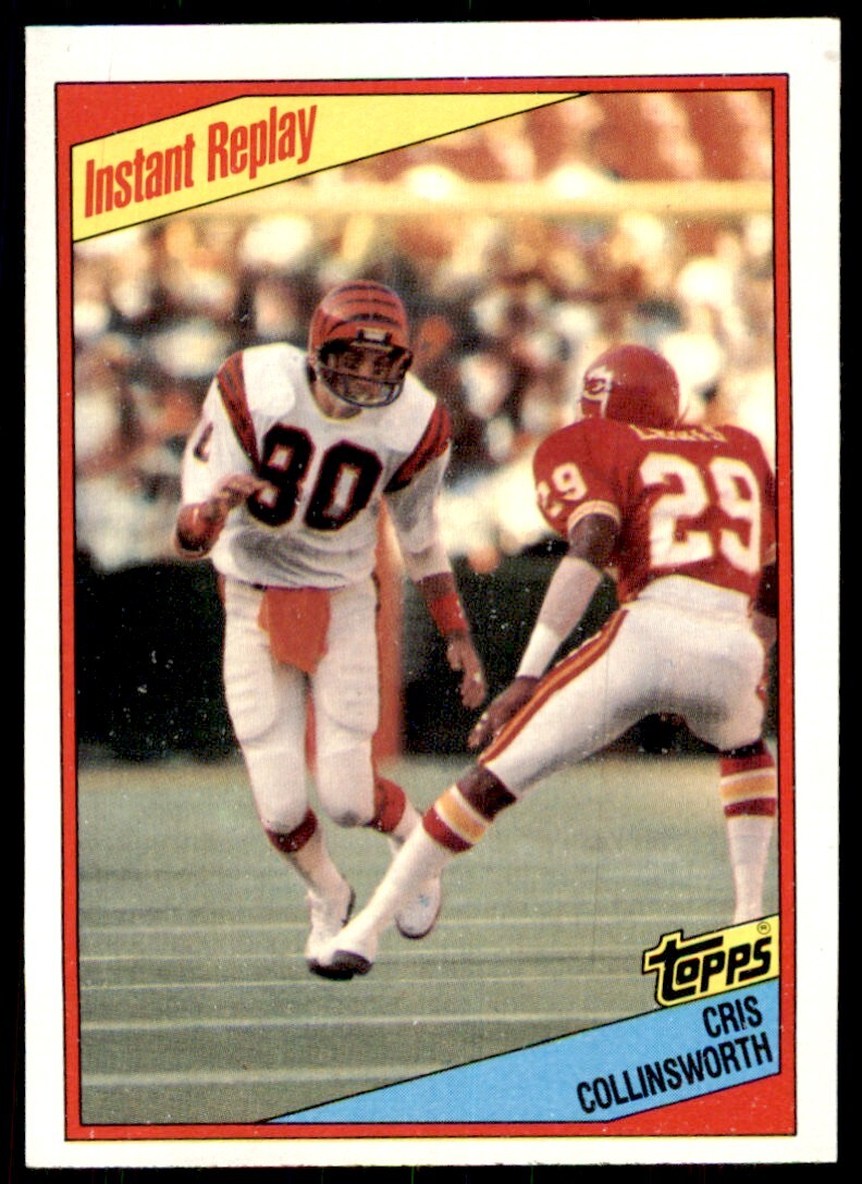 1984 TOPPS* CRIS COLLINSWORTH CINCINNATI BENGALS #38