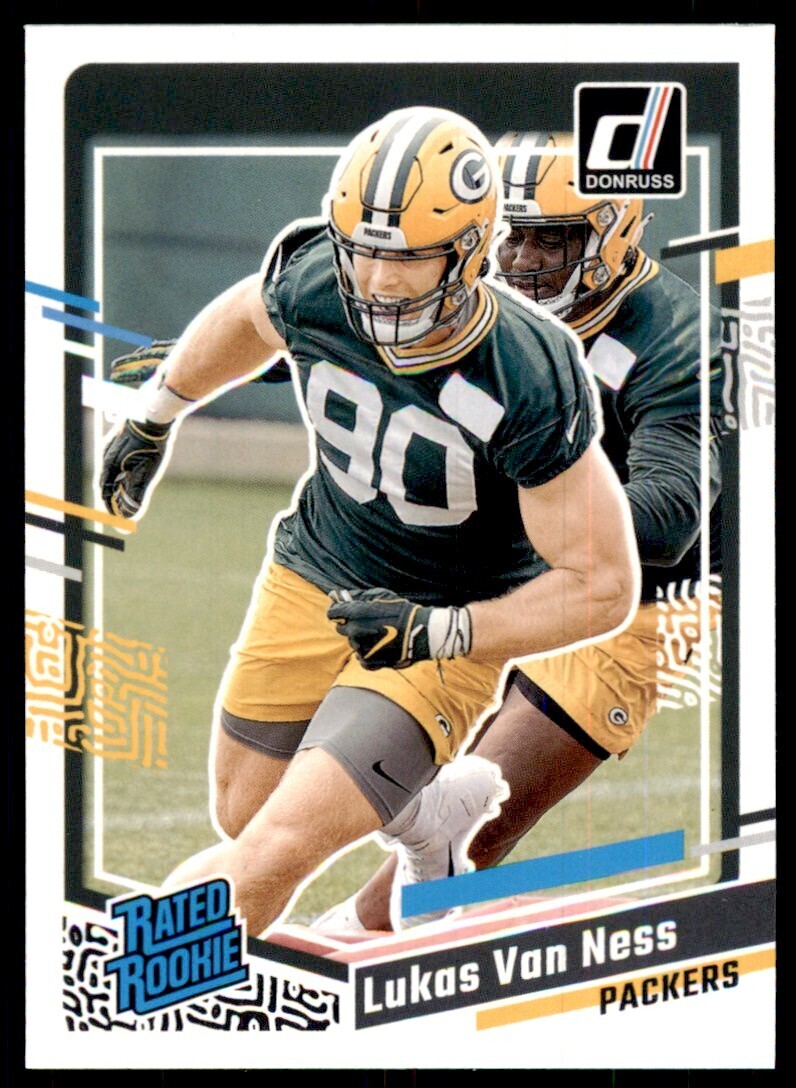 2023 Donruss Lukas Van Ness Green Bay Packers #336