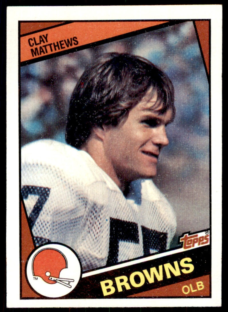 1984 TOPPS* CLAY MATTHEWS CLEVELAND BROWNS #56