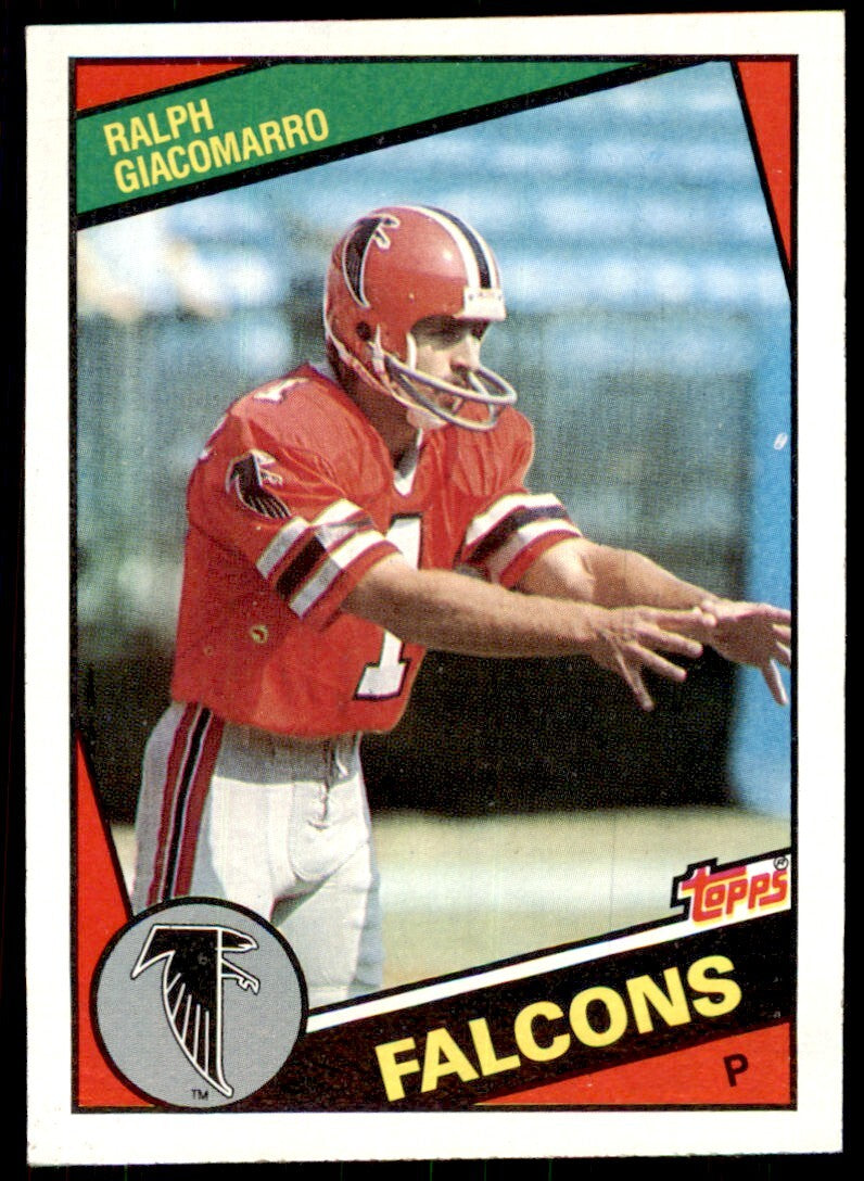 1984 TOPPS/ RALPH GIACOMARRO ATLANTA FALCONS #214