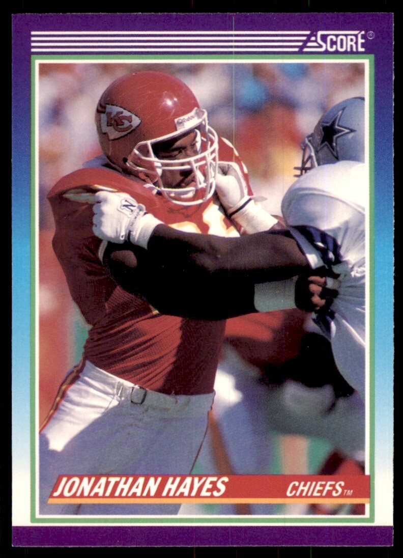 1990 Score Jonathan Hayes Kansas City Chiefs #516