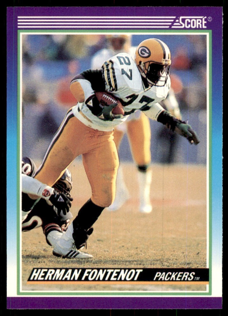 1990 Score Herman Fontenot Green Bay Packers #504