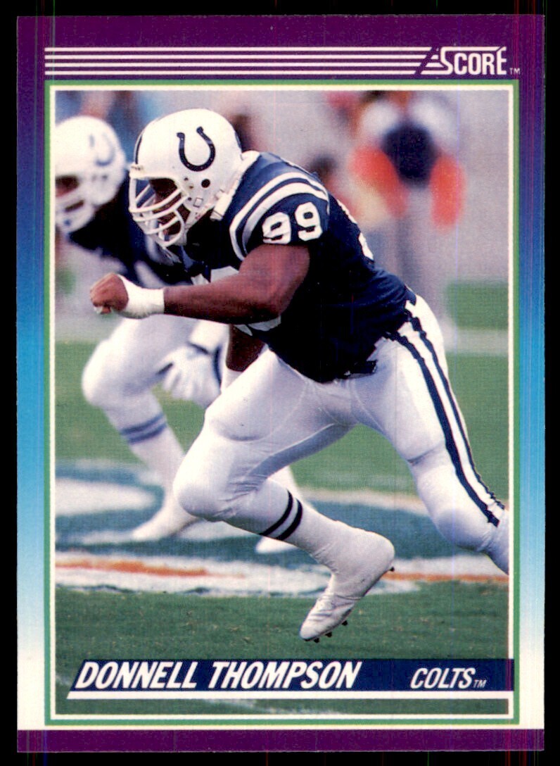 1990 Score Donnell Thompson Indianapolis Colts #195