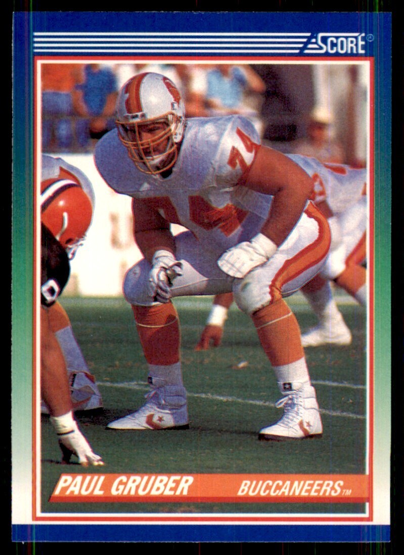 1990 Score Paul Gruber Tampa Bay Buccaneers #351