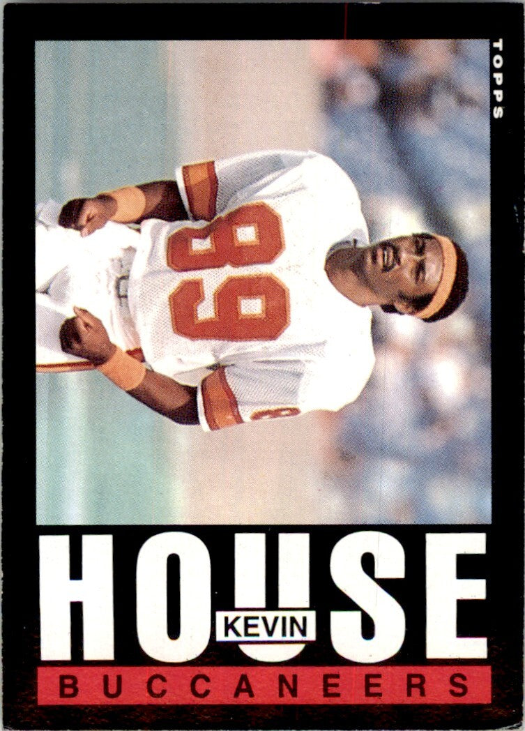 1985 TOPPS KEVIN HOUSE* TAMPA BAY BUCCANEERS #172