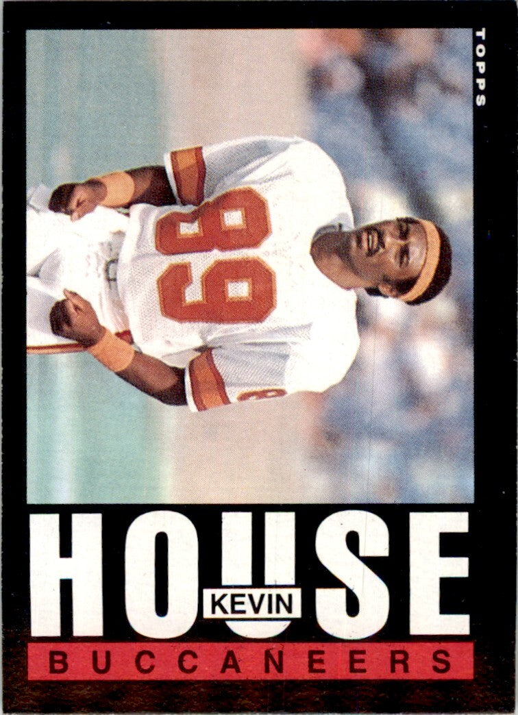 1985 TOPPS KEVIN HOUSE* TAMPA BAY BUCCANEERS. #172
