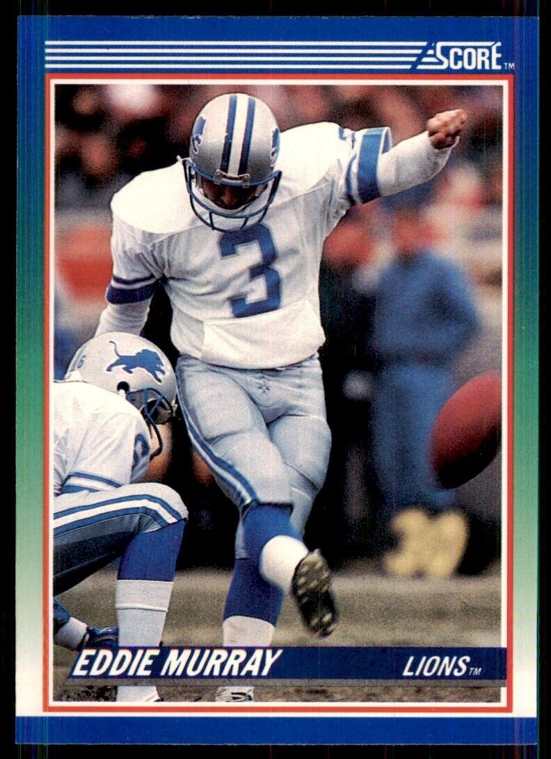 1990 Score Eddie Murray Detroit Lions #27