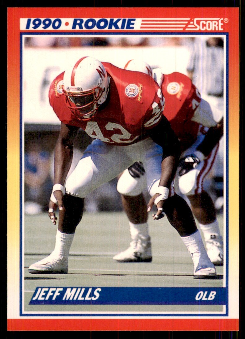 1990 Score Jeff Mills Rookie San Diego Chargers #653