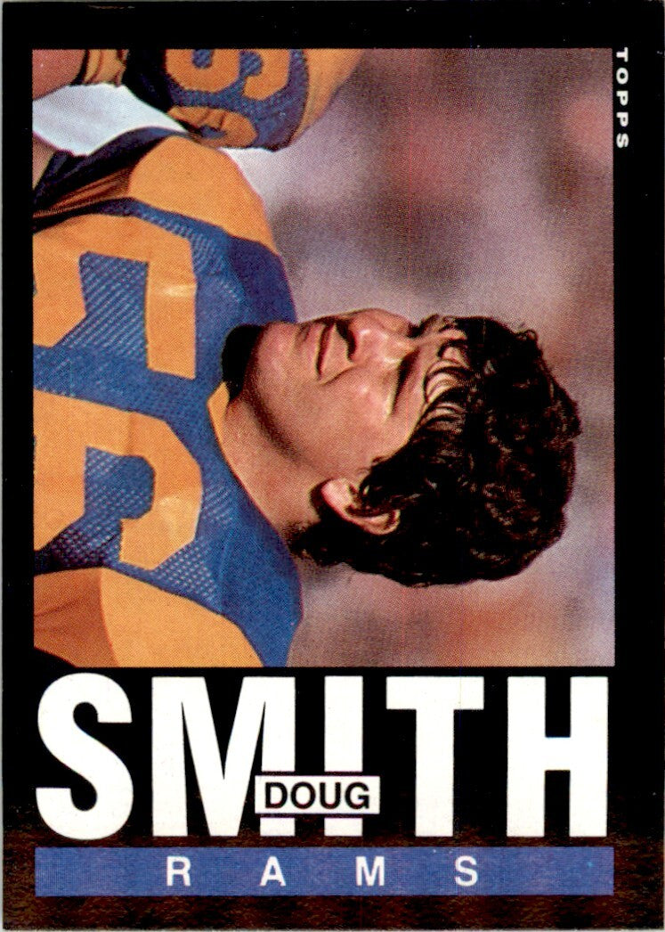 1985 TOPPS; DOUG SMITH LOS ANGELES RAMS #87