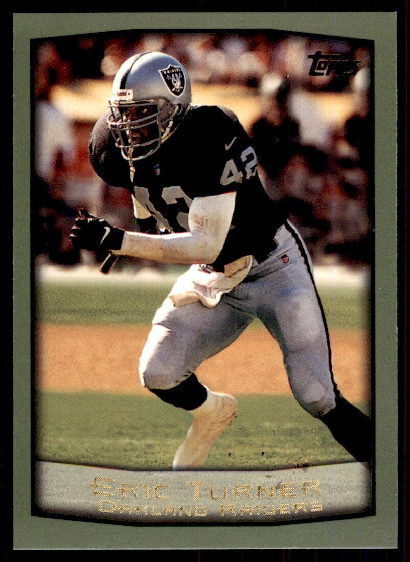 1999 Topps Eric Turner Oakland Raiders #277
