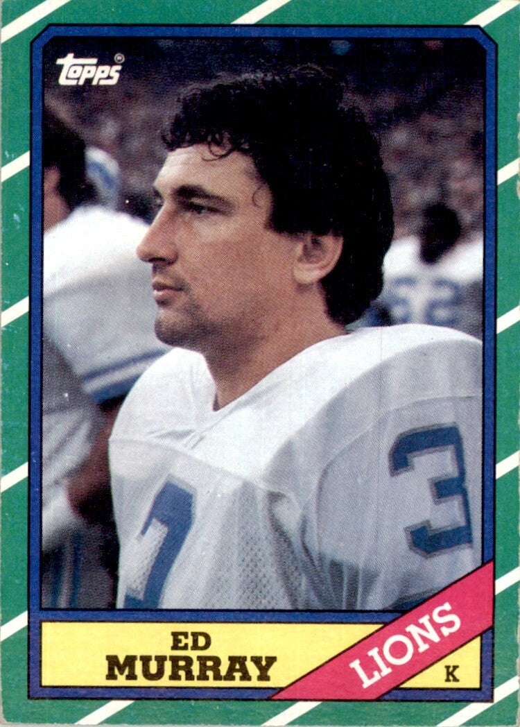 1986 TOPPS! ED MURRAY DETROIT LIONS #249