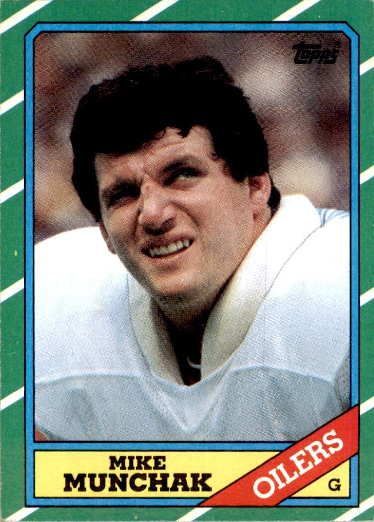 1986 TOPPS! MIKE MUNCHAK* HOUSTON OILERS #356