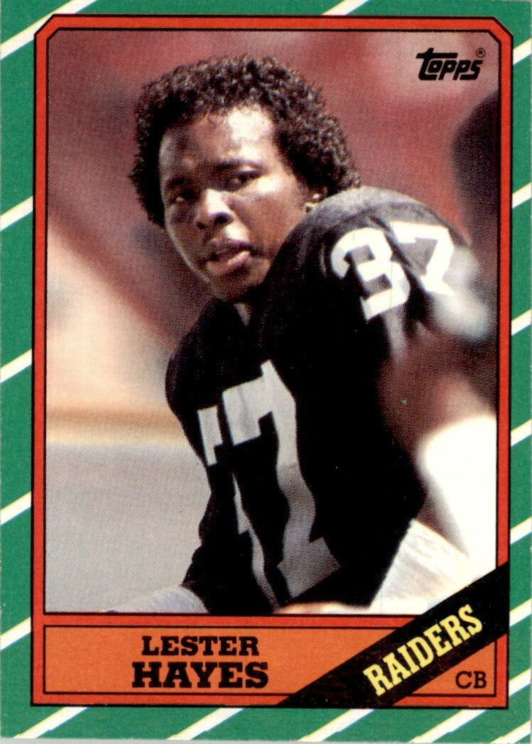 1986 TOPPS^ LESTER HAYES. LOS ANGELES RAIDERS #74