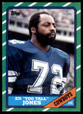 1986 TOPPS LAM JONES DALLAS COWBOYS. #132