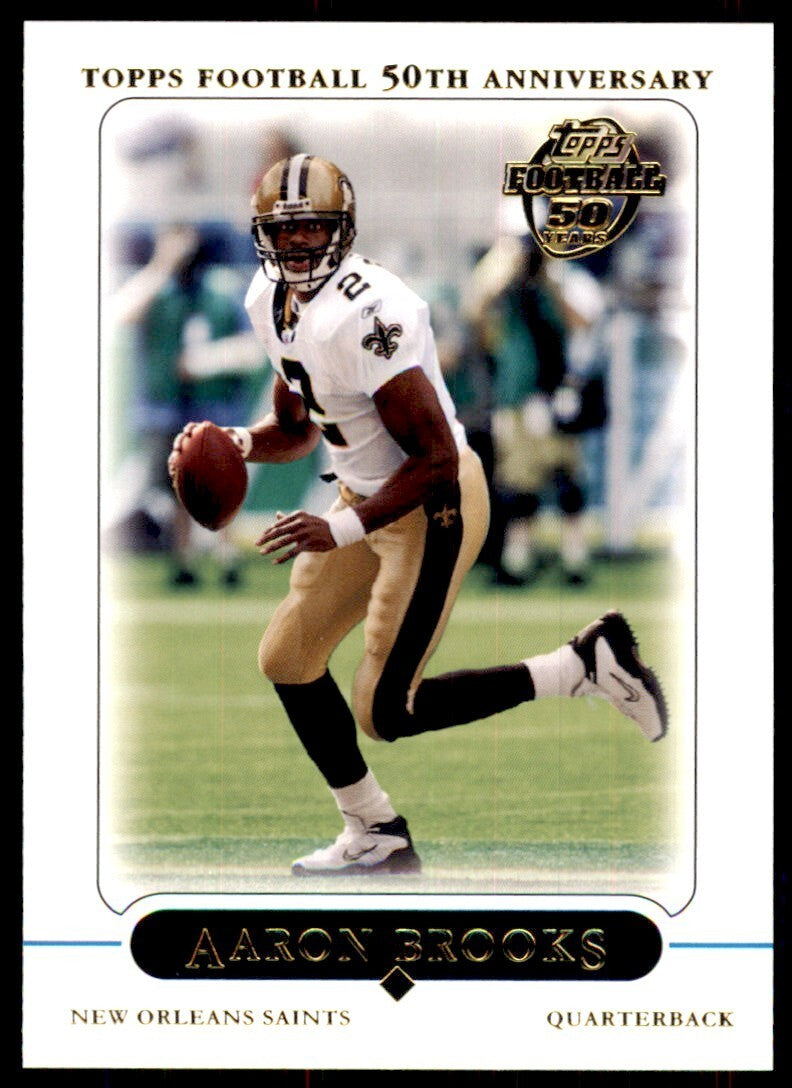 2005 TOPPS AARON BROOKS NEW ORLEANS SAINTS #122