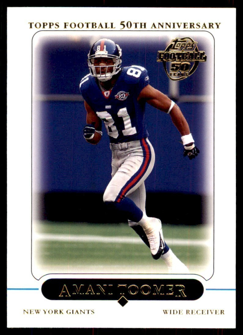 2005 TOPPS AMANI TOOMER NEW YORK GIANTS #217