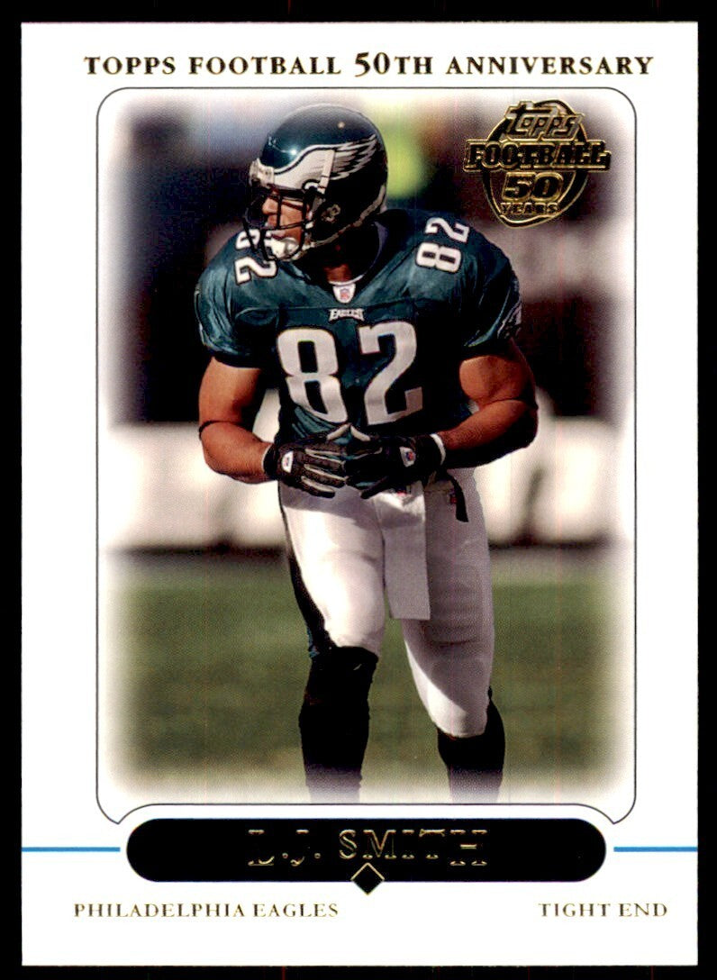 2005 TOPPS L.J. SMITH PHILADELPHIA EAGLES #250