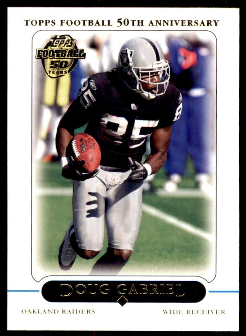 2005 TOPPS DOUG GABRIEL OAKLAND RAIDERS #151