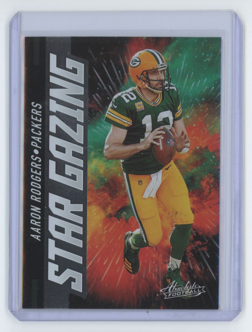 2021 Panini Absolute Star Gazing Aaron Rodgers Football Card #SG5