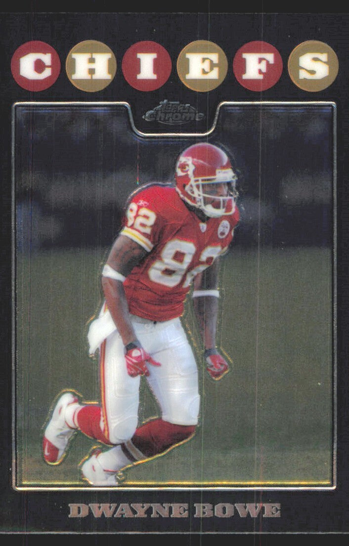 2008 Topps Chrome Dwayne Bowe Kansas City Chiefs #TC71