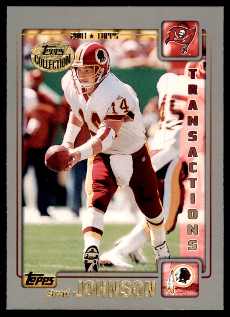 2001 TOPPS BRAD JOHNSON TAMPA BAY BUCCANEERS #131