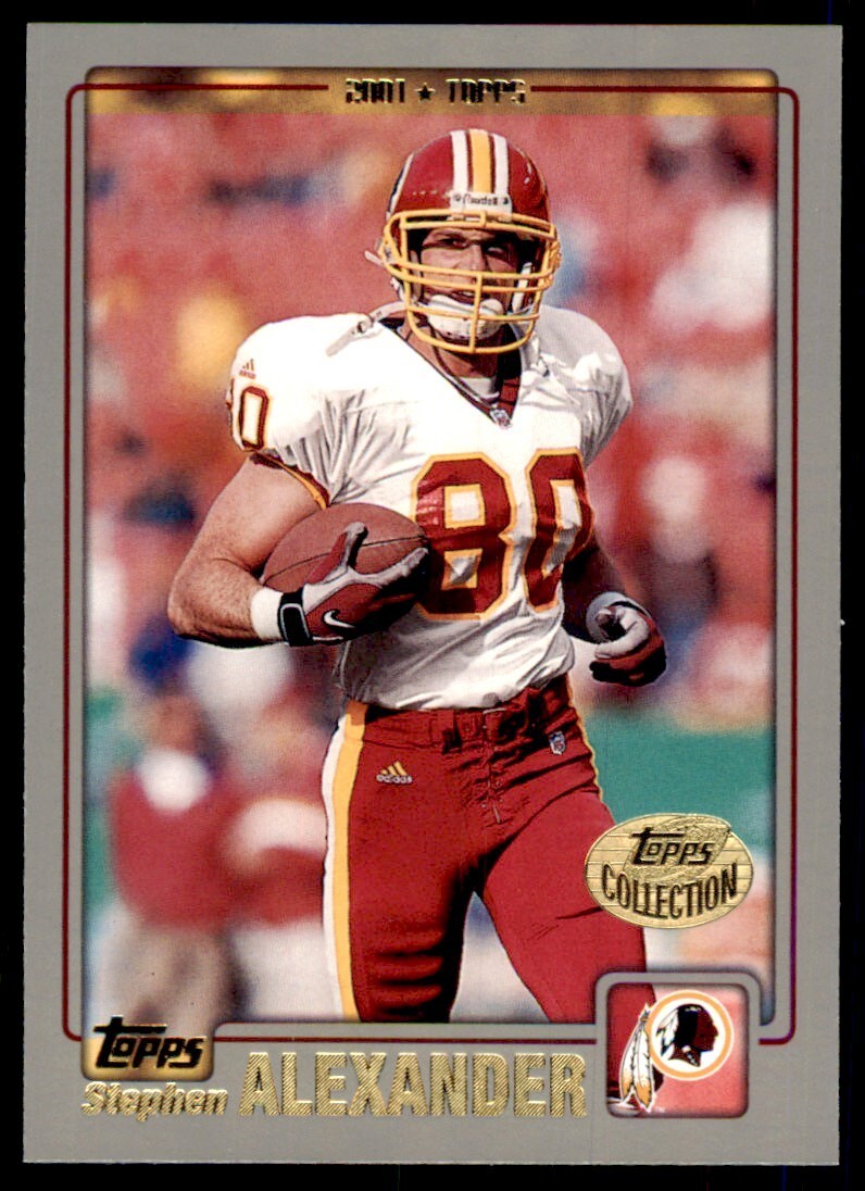 2001 TOPPS STEPHEN ALEXANDER WASHINGTON REDSKINS #30