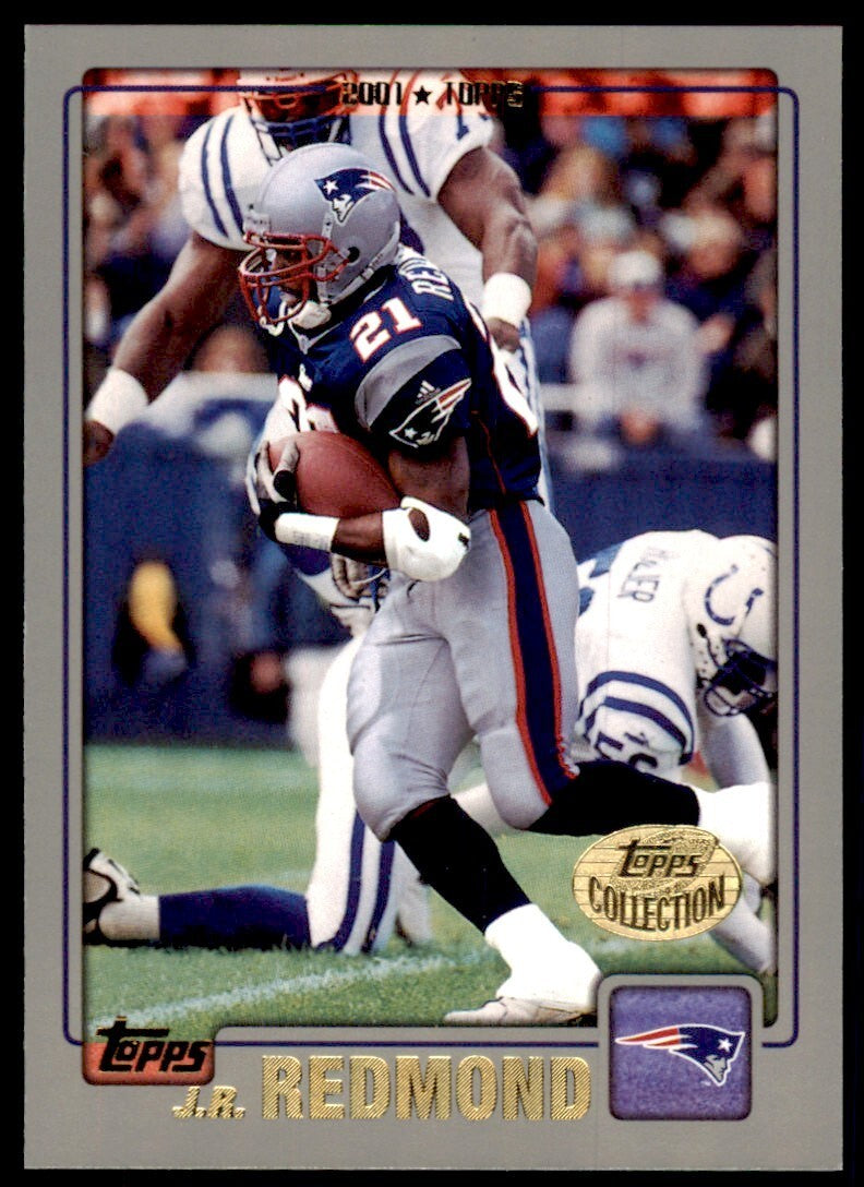 2001 TOPPS J.R. REDMOND NEW ENGLAND PATRIOTS #140